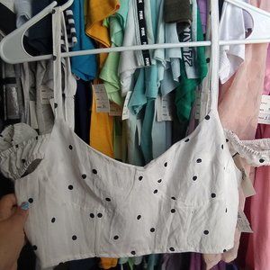 new blouse in trend polka dots